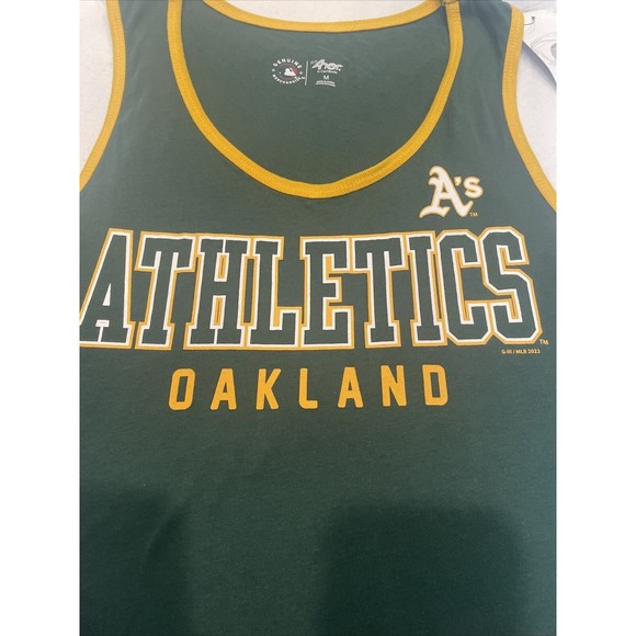 MLB Oakland A's Athletics Women's  BaseballTank Top GENUINE MERCHANDISE SZ M NWT - Picture 3 of 6